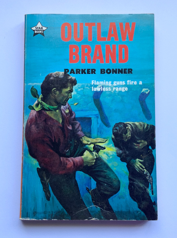 Australian pulp fiction WESTERN paperback book OUTLAW BRAND Parker Bonner 1960s